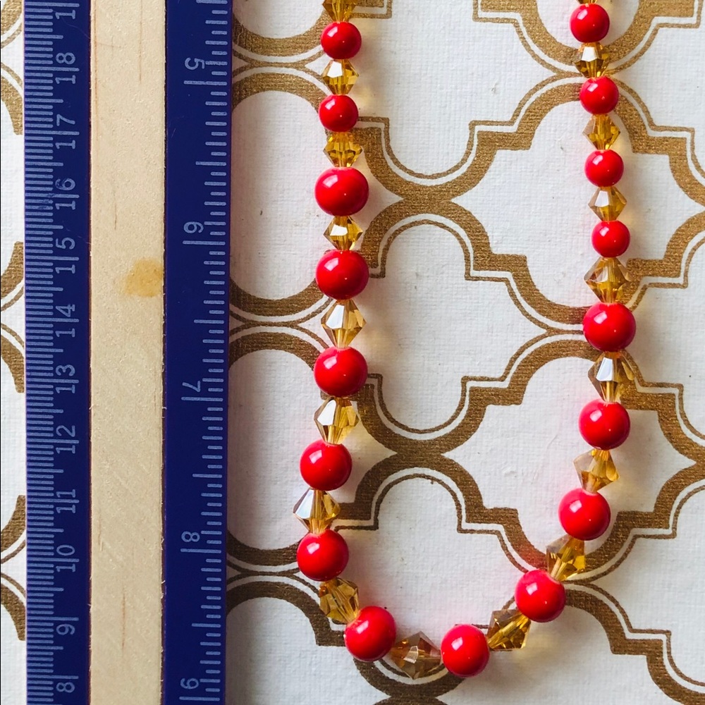 Handmade beaded necklace